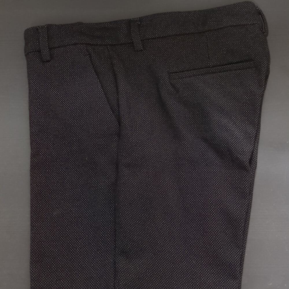 Liverpool Brown Charcoal Textured Trousers